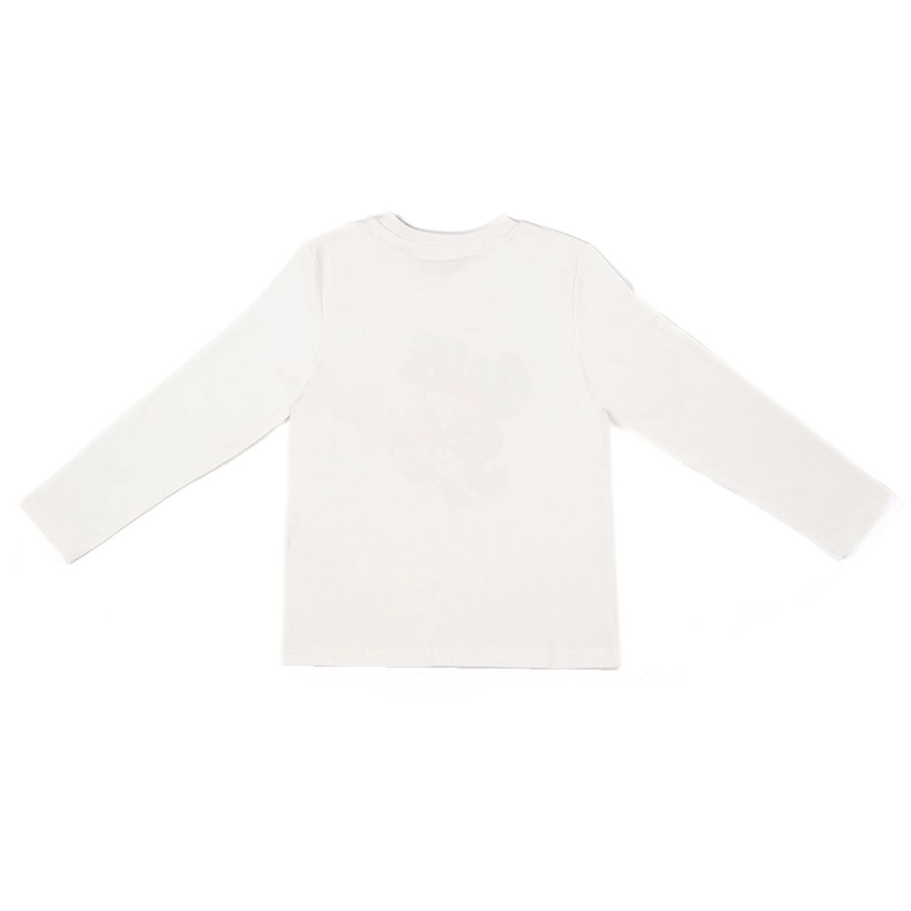 Guess - Boys Long Sleeves Organic Jersey - Pure White