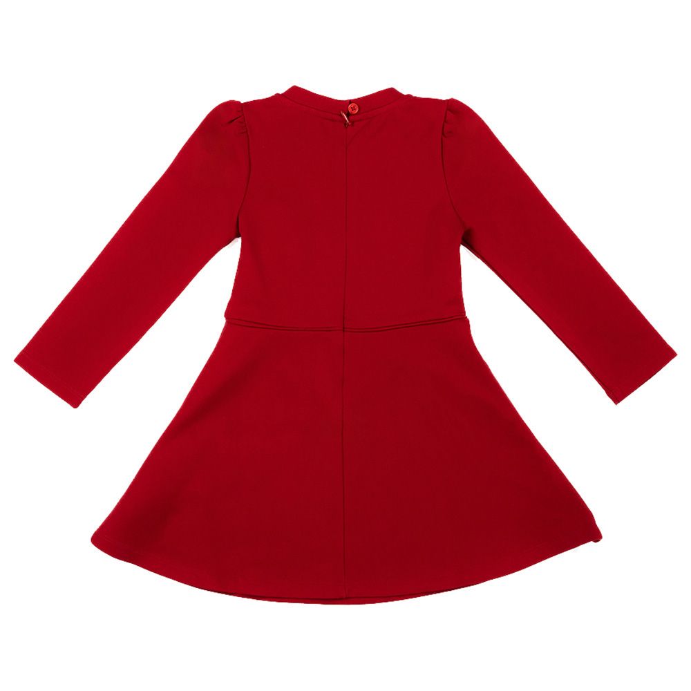 Guess - Punto Milano Long Sleeves Dress - Cherry Love