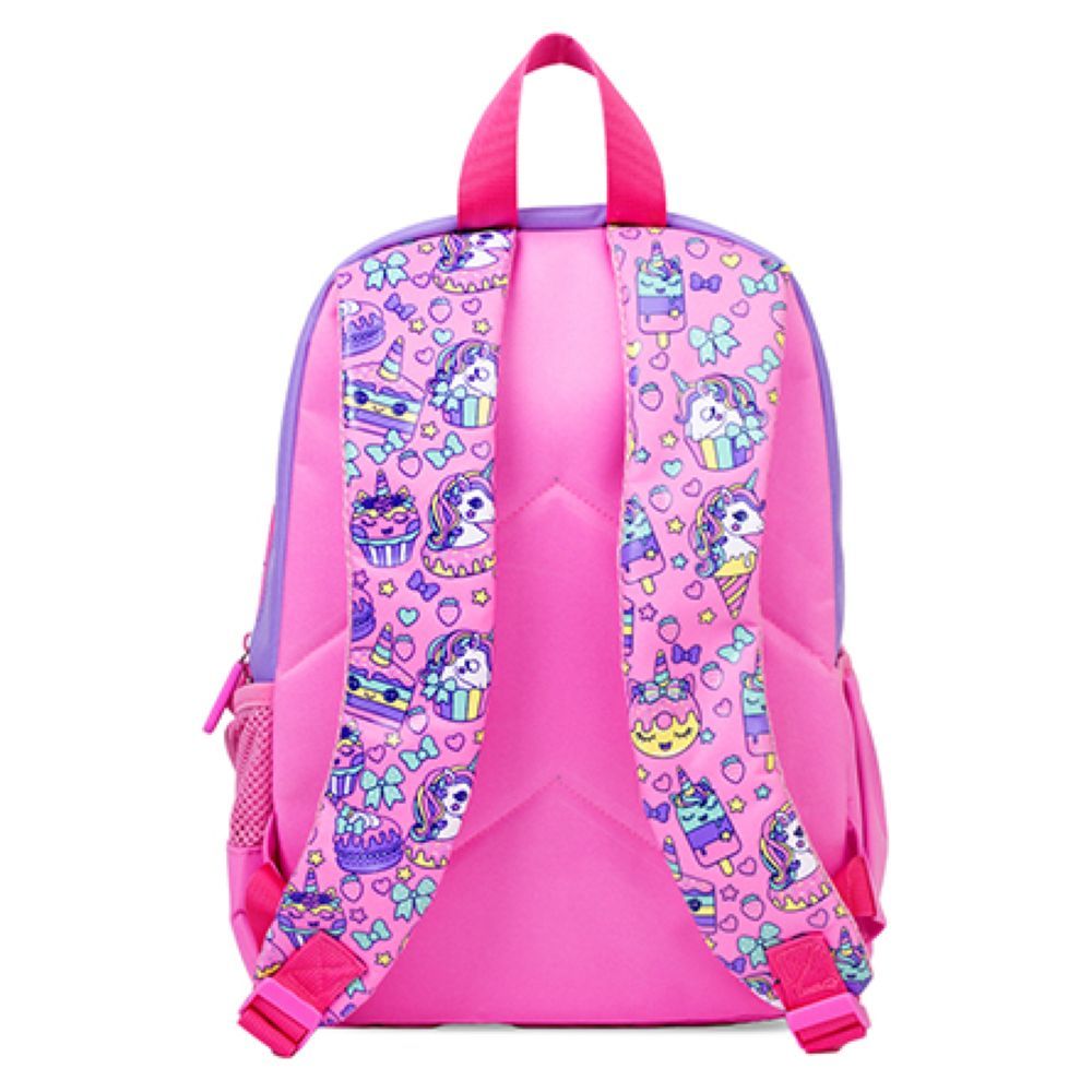 Bonjour - Mini Backpack - Pink Unicorn - 14 inches