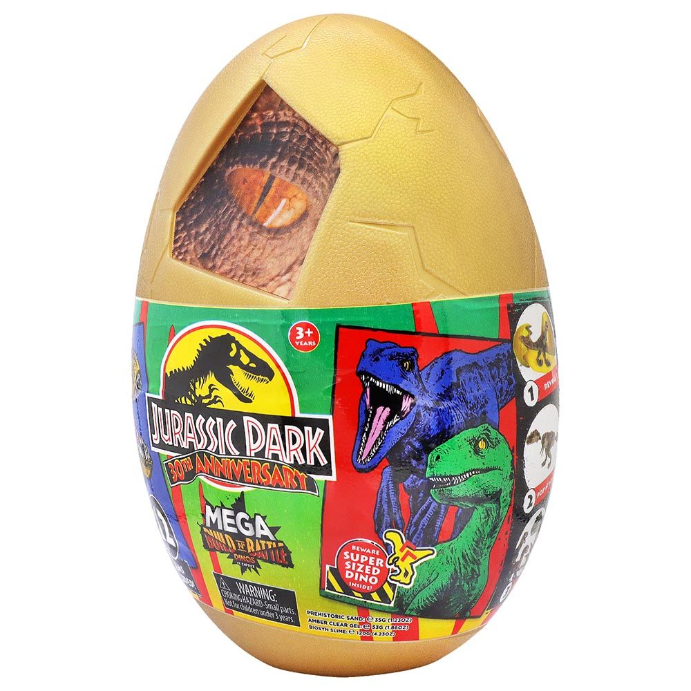 Jurassic World - Jurassic Captivz 30th Anniversary Mega Egg - Style May Vary