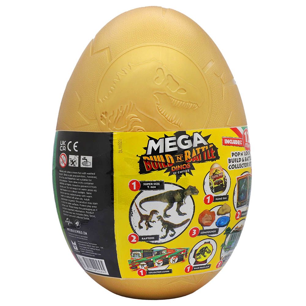 Jurassic World - Jurassic Captivz 30th Anniversary Mega Egg - Style May Vary