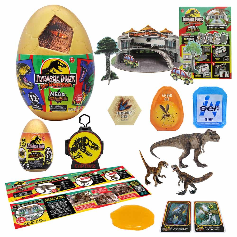 Jurassic World - Jurassic Captivz 30th Anniversary Mega Egg - Style May Vary