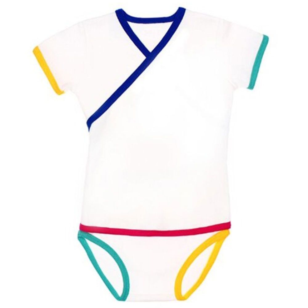 Oeteo - Easyeo Ohayo SS Romper-Rainbow 0-3M