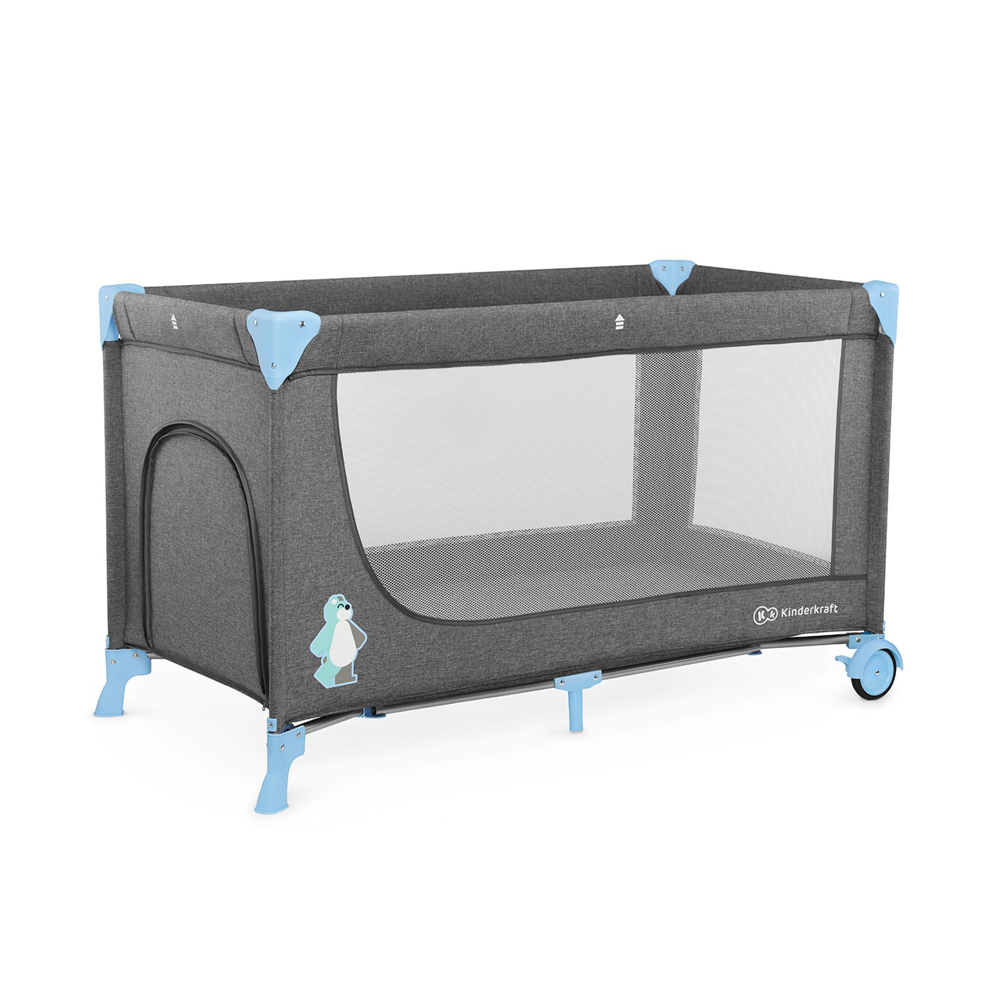 Kinderkraft - Joy Folding Bed With Accessories - Blue