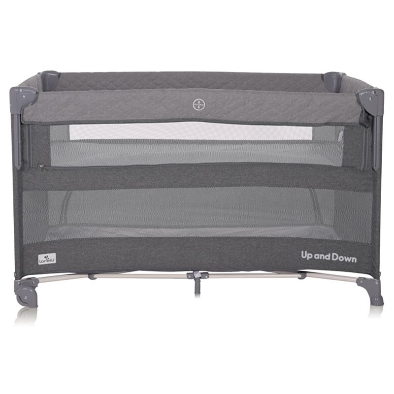 Lorelli - Up And Down Baby Cot - Cool Grey Bear