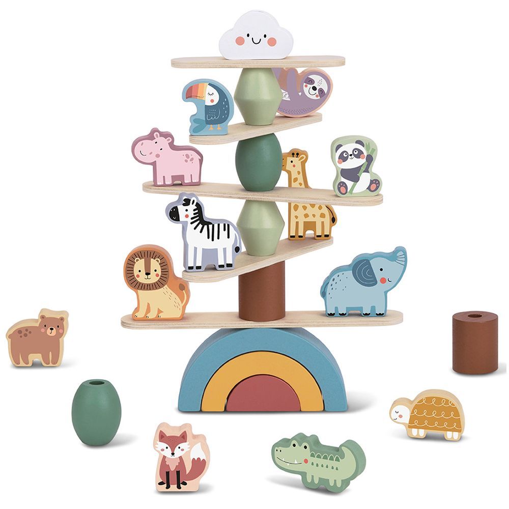 Bimbly - Animal Stack Game - 28 Pcs