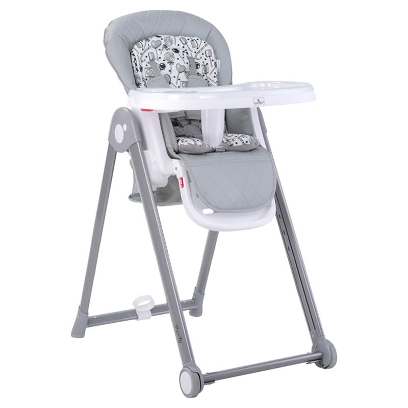 Lorelli - Party Cool High Chair - Grey Leather