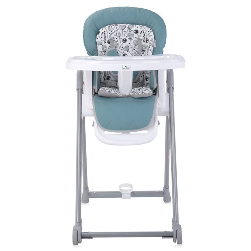 Lorelli - Party Arctic High Chair - Blue Leather