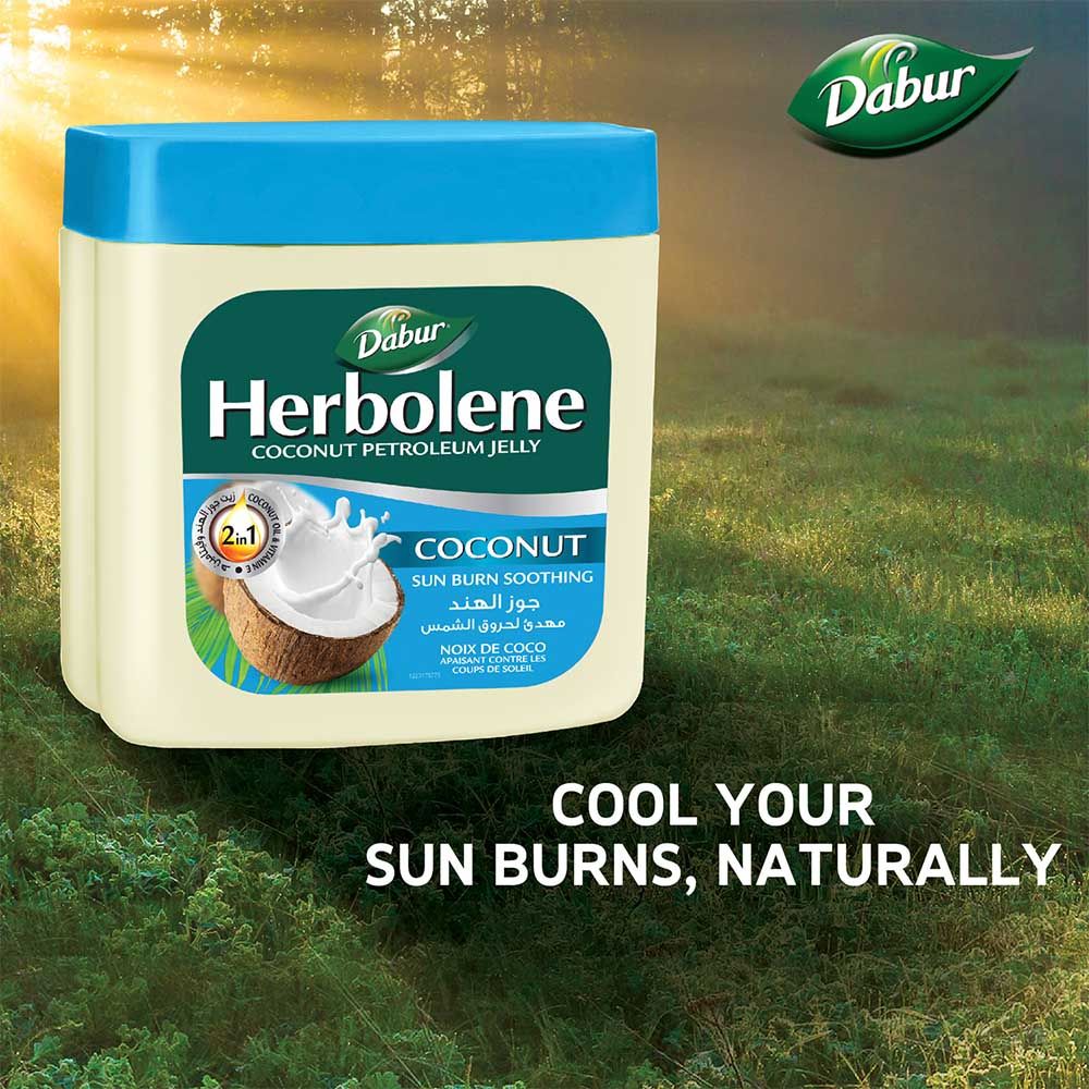 Dabur - Herbolene Coconut Petroleum Jelly with Vitamin E - 225 ml