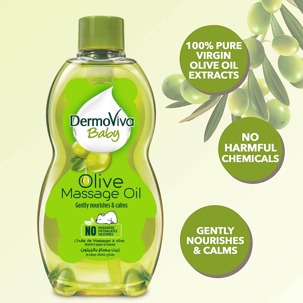 DermoViva - Baby Olive Massage Oil - 200ml