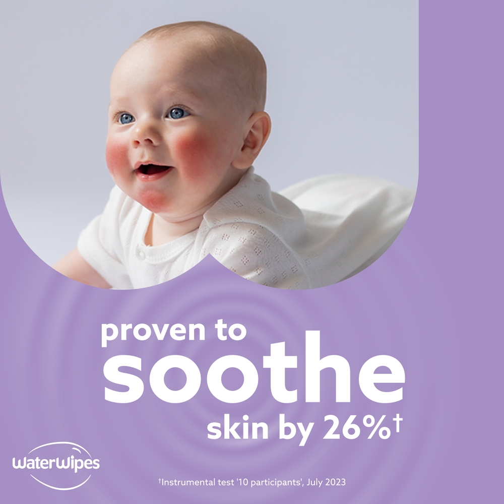 WaterWipes - Soothing Clean Baby Wipes 60s With 99% Water & Botanical Extracts