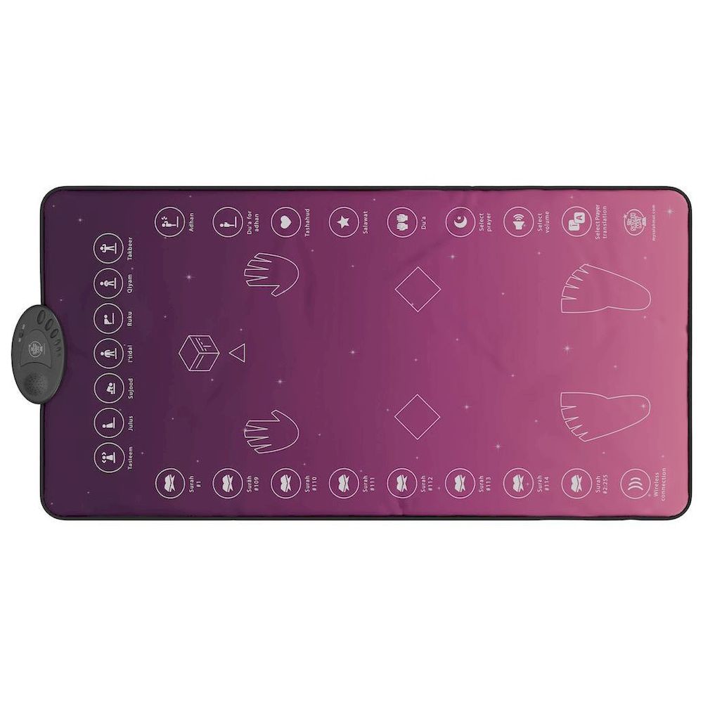 My Salah Mat - Interactive Adult Prayer Mat - Pink