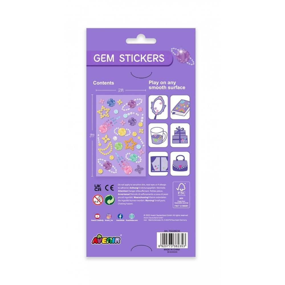 Avenir - Gem Stickers - Galaxy