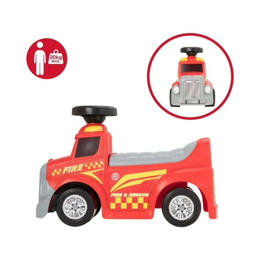 D-Power - My First Foot To Floor Ride-On Fire Engine