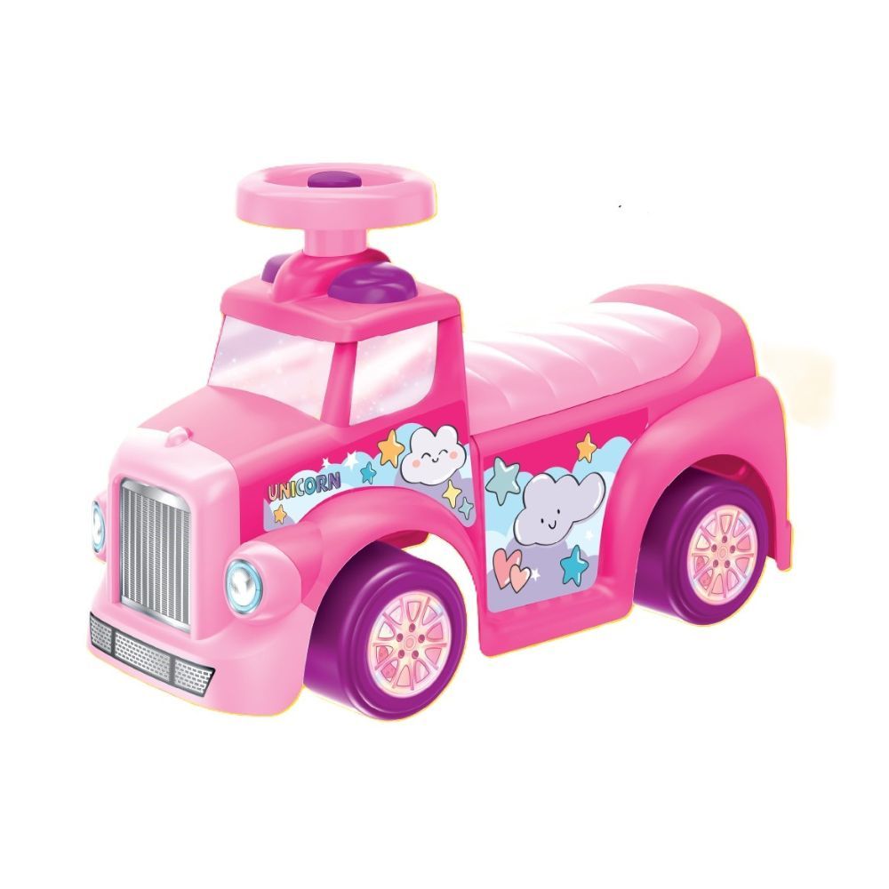 D-Power - My First Foot To Floor Ride-On - Unicorn - Pink