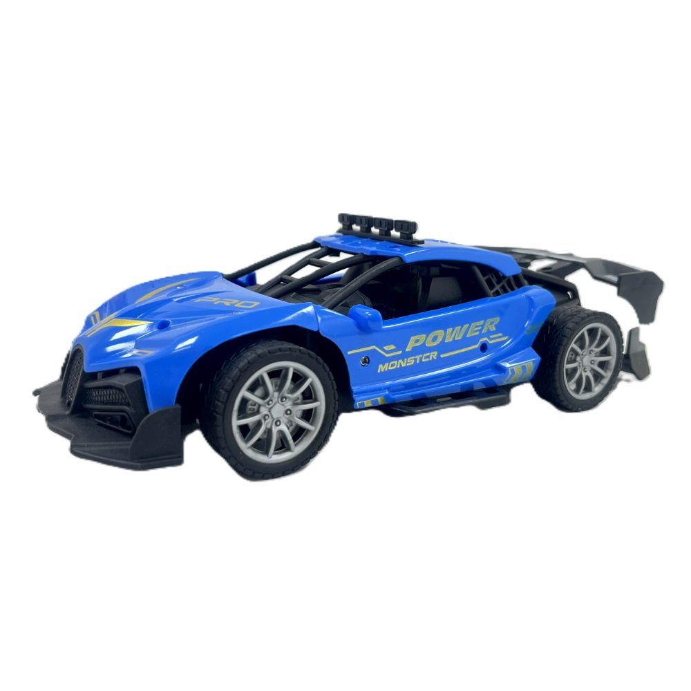 D-Power - Remote Control Spray Runner Car - Blue