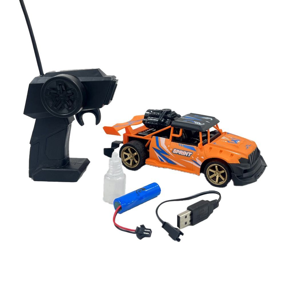 D-Power - Remote Control Spray Runner Car - Orange