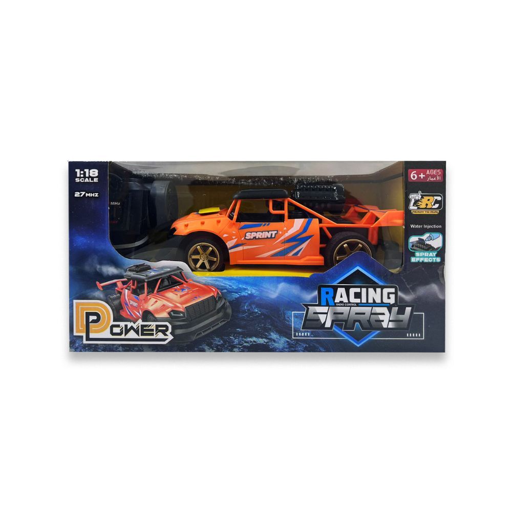 D-Power - Remote Control Spray Runner Car - Orange