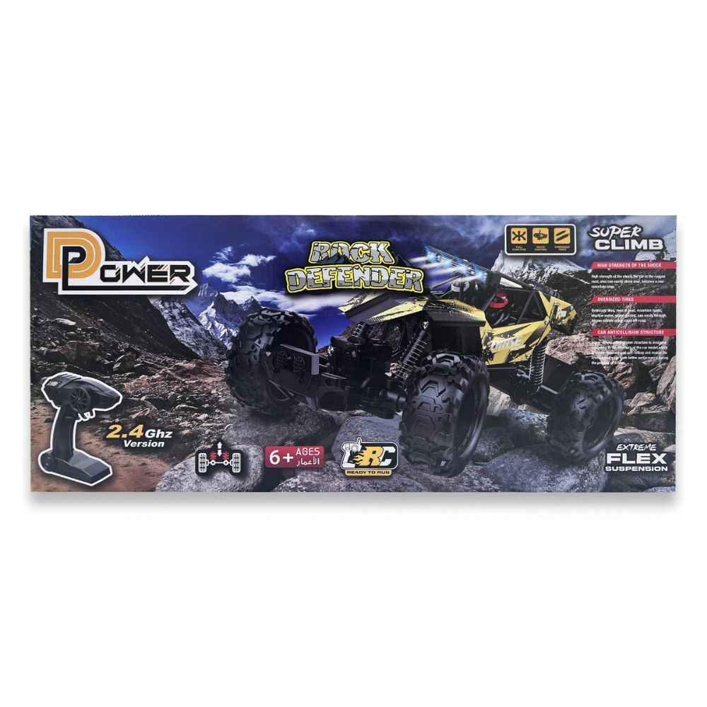 D-Power - Rock Defender Remote Control Racing Crawler Die-Cast Car