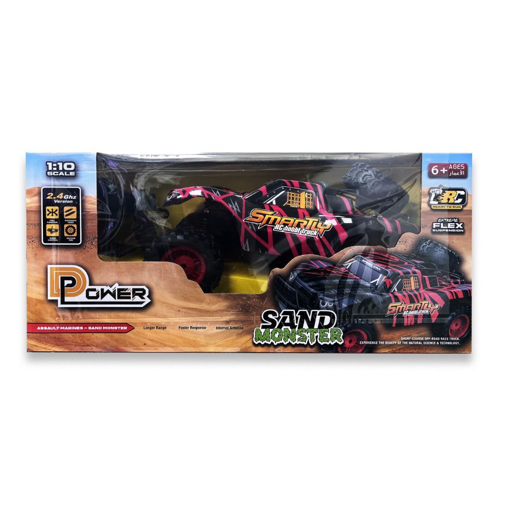 D-Power - Sand Monster Remote Control Crawler Truck - Red