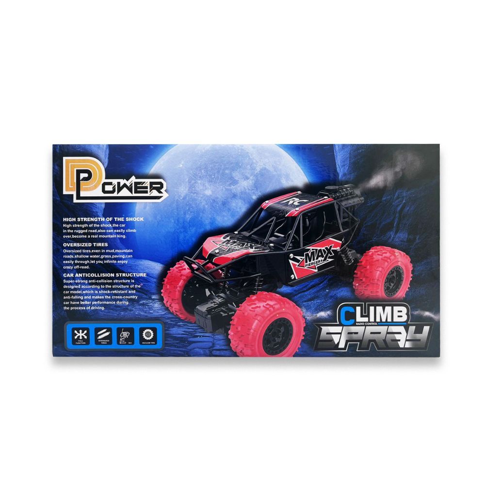 D-Power - Remote Control Die-Cast Spray Crawler - Red