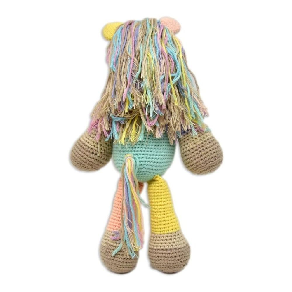 Happy Threads - Handmade Crocheted Cute Handmade ATLAS Pony 13 Inch - Multicolour