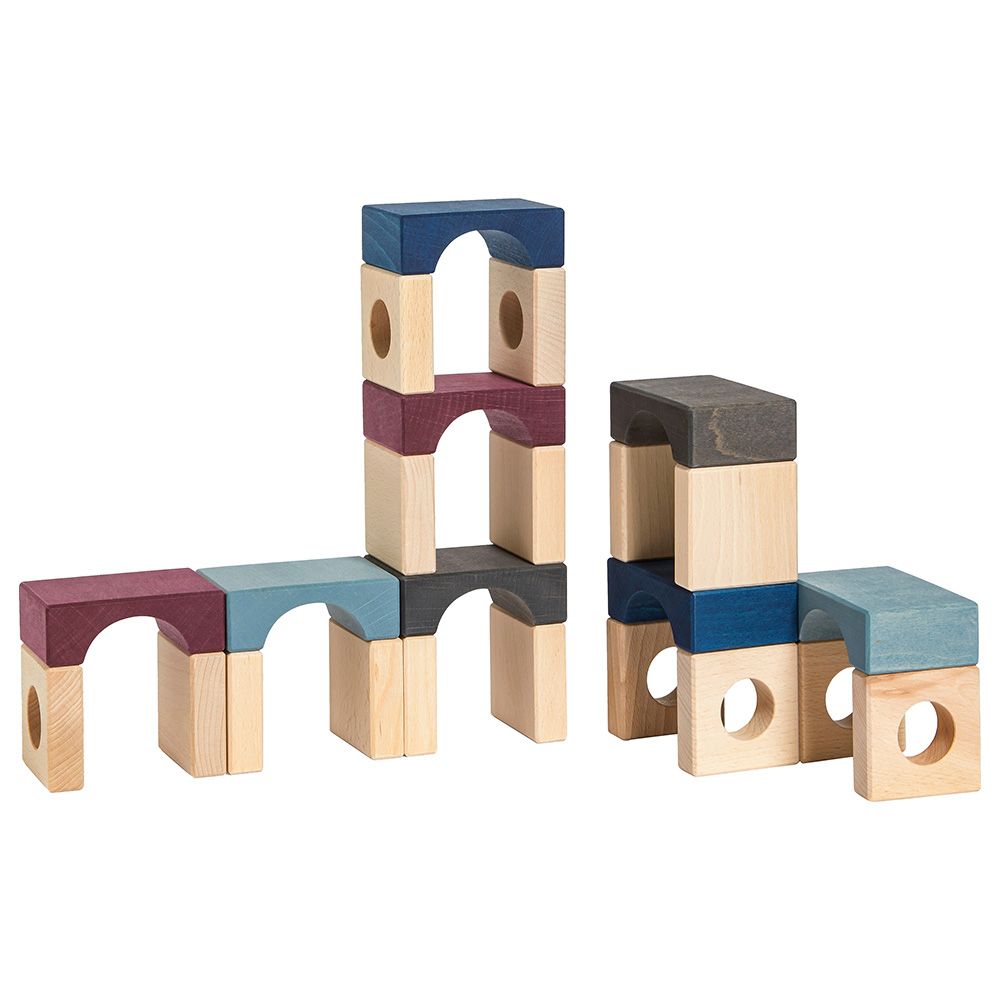 Lubulona - Tetuan Tunnel Wooden Blocks - Large - 32pcs