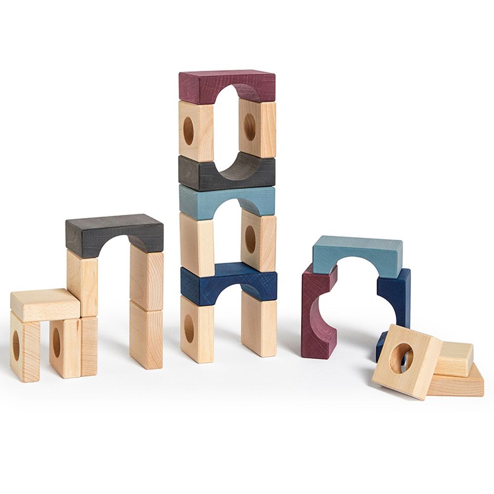 Lubulona - Tetuan Tunnel Wooden Blocks - Large - 32pcs