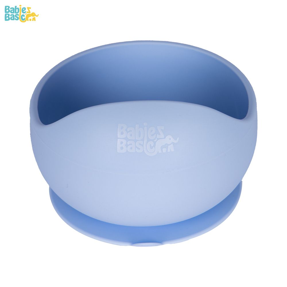 Babies Basic - Feeding Bowl w/ Spoon - 2pcs - Blue