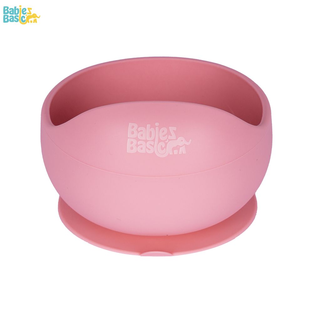 Babies Basic - Feeding Bowl w/ Spoon - 2pcs - Pink