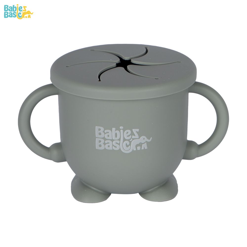 Babies Basic - 2-In-1 Sippy / Snack Cup - Green