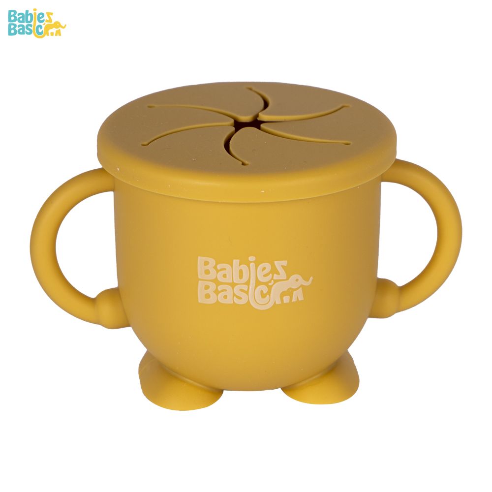 Babies Basic - 2-In-1 Sippy / Snack Cup - Yellow