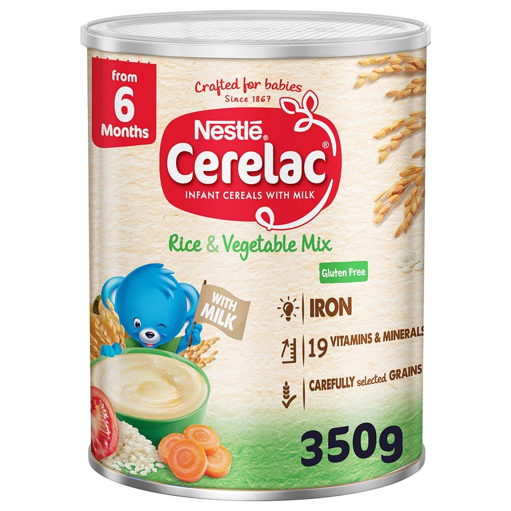 Nestle Cerelac - Rice & Vegetable Mix Baby Food - 350 g