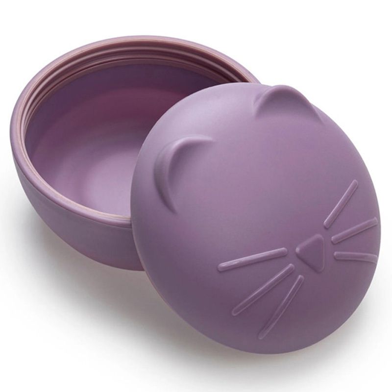 Melii - Silicone Bowl With Lid & Utensils - Cat 