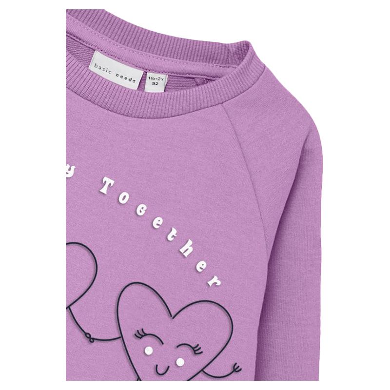 Name It - Long Sleeves Sweatshirt - Violet Tulle