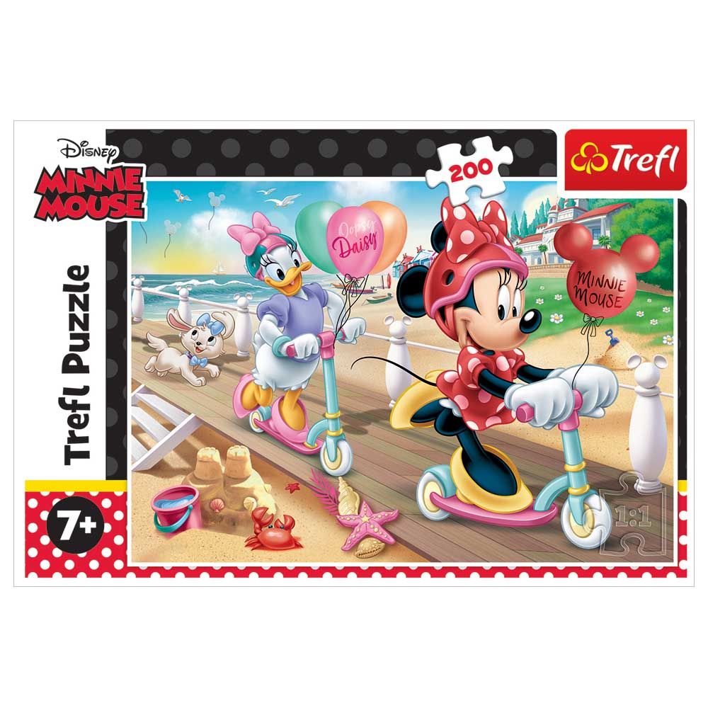 Minnie Mouse - Minnie On The Beach Puzzle - 200pcs