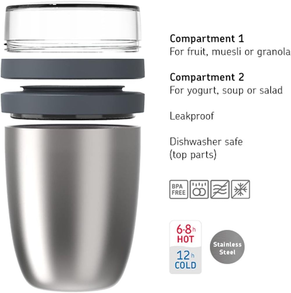 Mepal - Lunch Pot Ellipse - 500 ml - Rose Gold