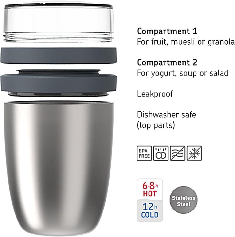 Mepal - Lunch Pot Ellipse - 500 ml - Nordic Green