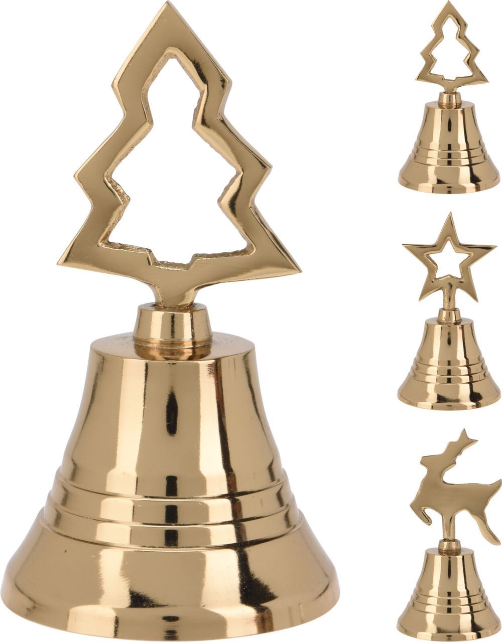 Koopman - Bell - Gold - Style May Vary - 1 Pc - 10cm