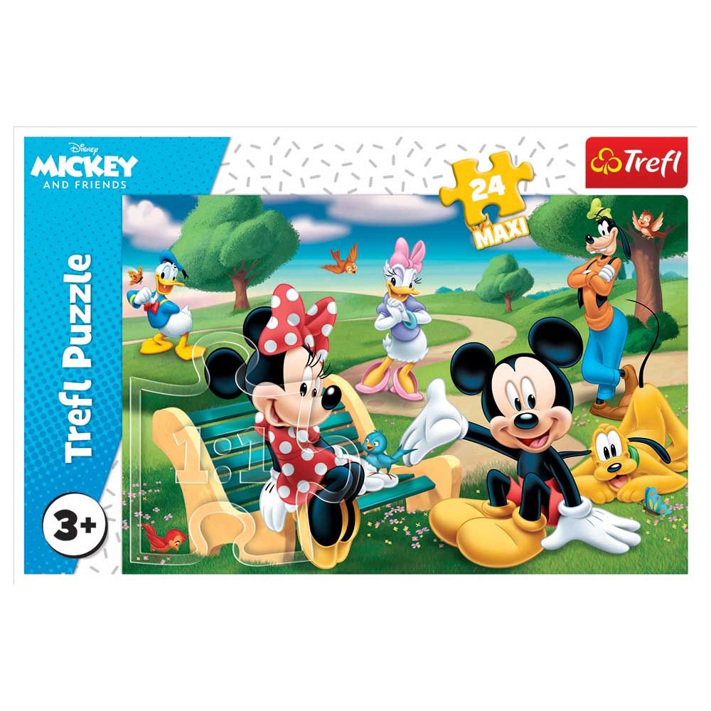 Mickey Mouse - Mickey Mouse Among Friends Maxi Puzzle - 24pcs