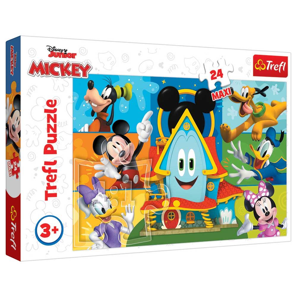 Mickey Mouse - Mickey Mouse & Friends Funhouse Maxi Puzzle - 24pcs