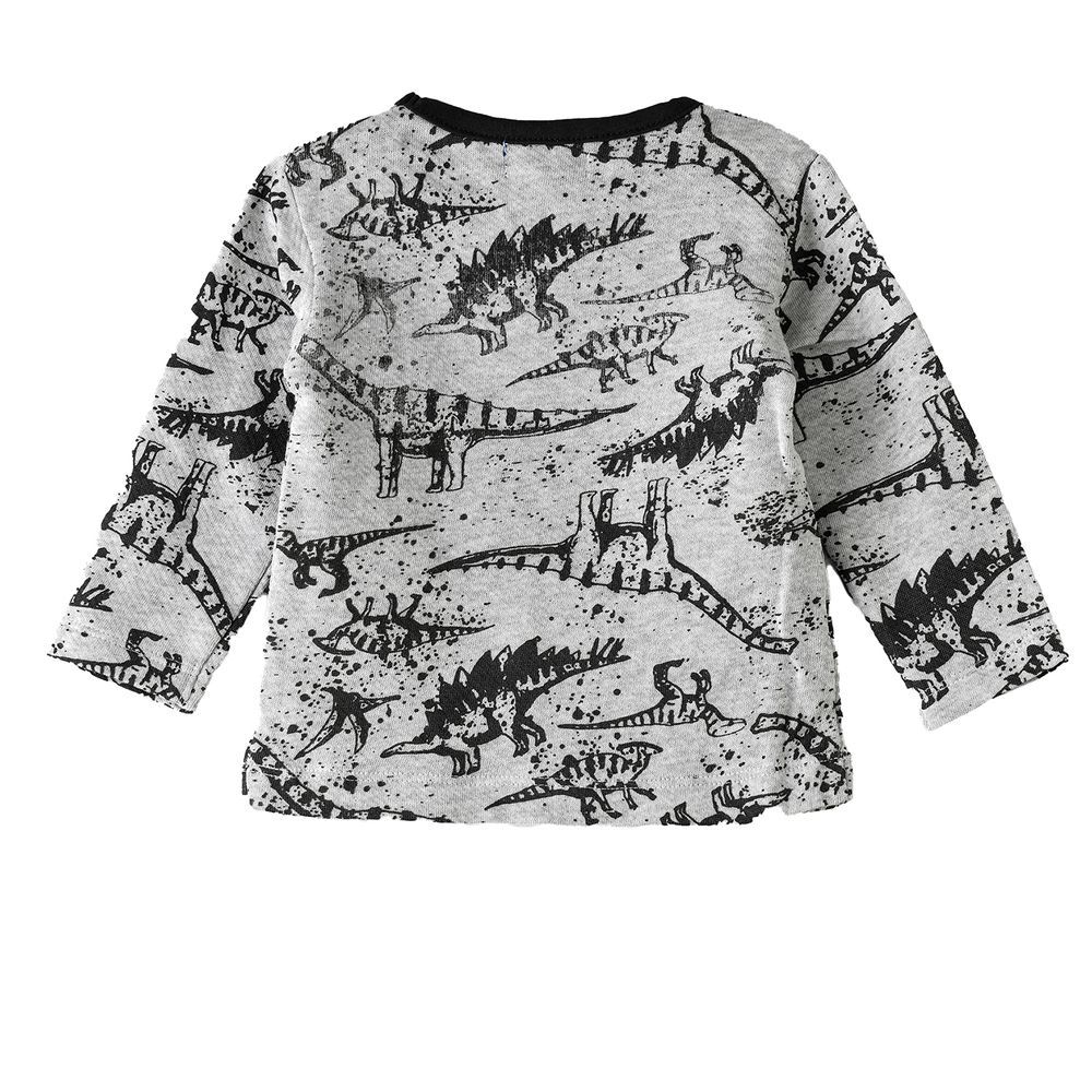 Jam - Boys' Dinosaur Printed Sweatshirt - Grey