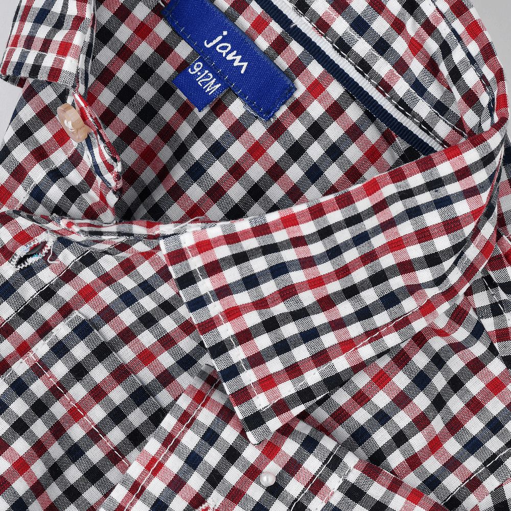 Jam - Boys' Gingham Checkered Shirt