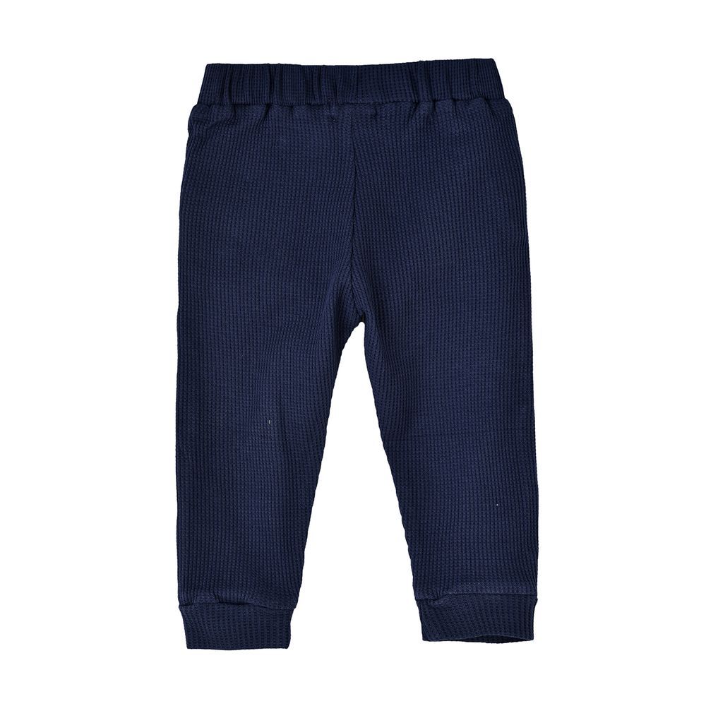 Jam - Boys' Textured Elastic Waist Joggers - Navy Blue