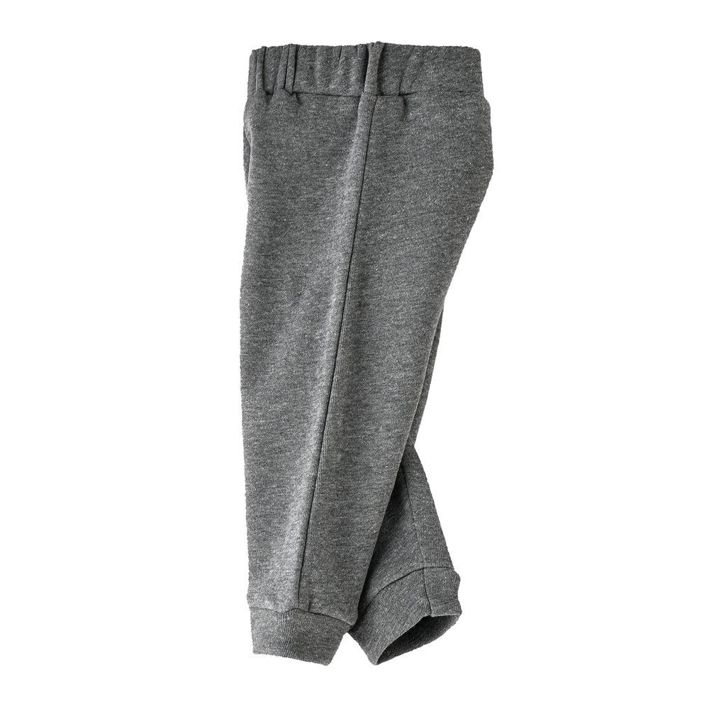 Jam - Boys' Solid Grey Elastic Waist Joggers - Dark Gray