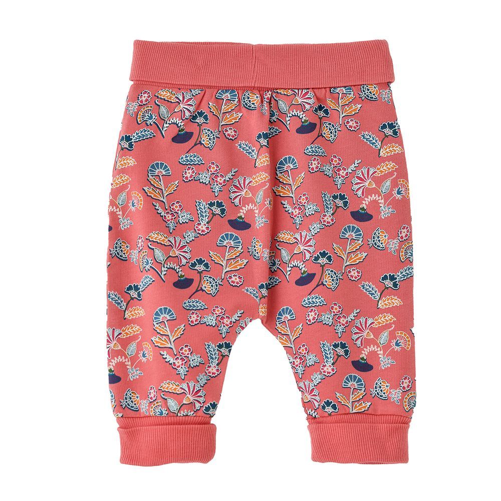 Jelliene - Baby Coral Floral Pants