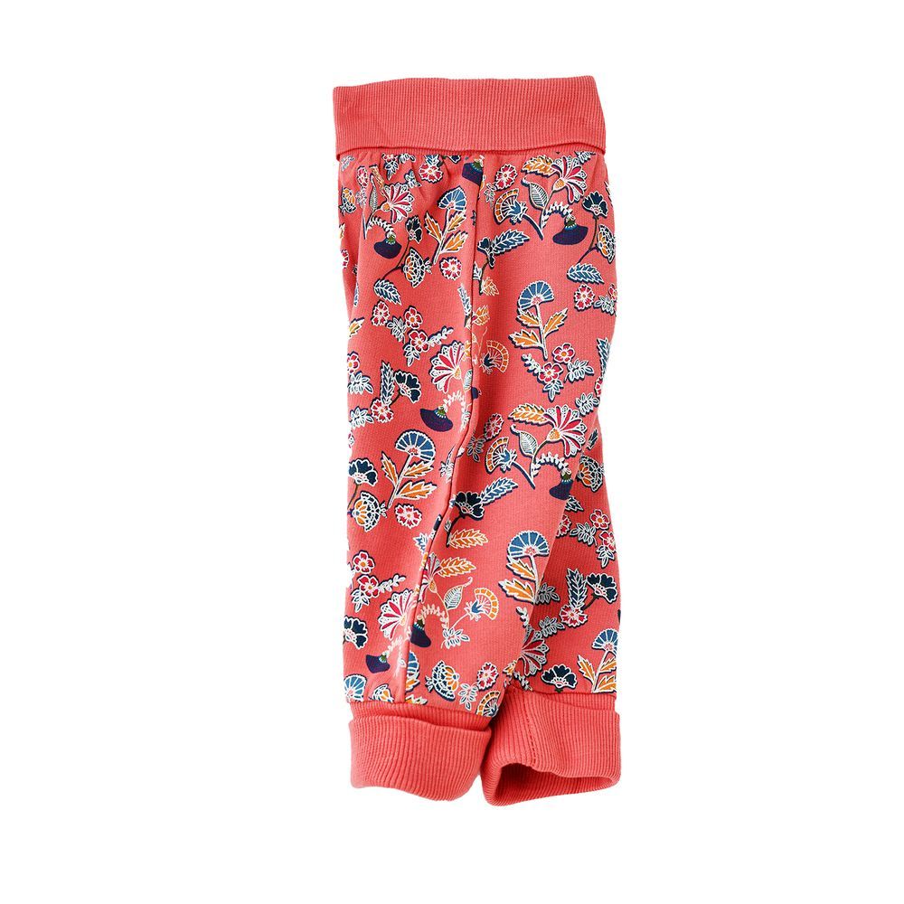 Jelliene - Baby Coral Floral Pants