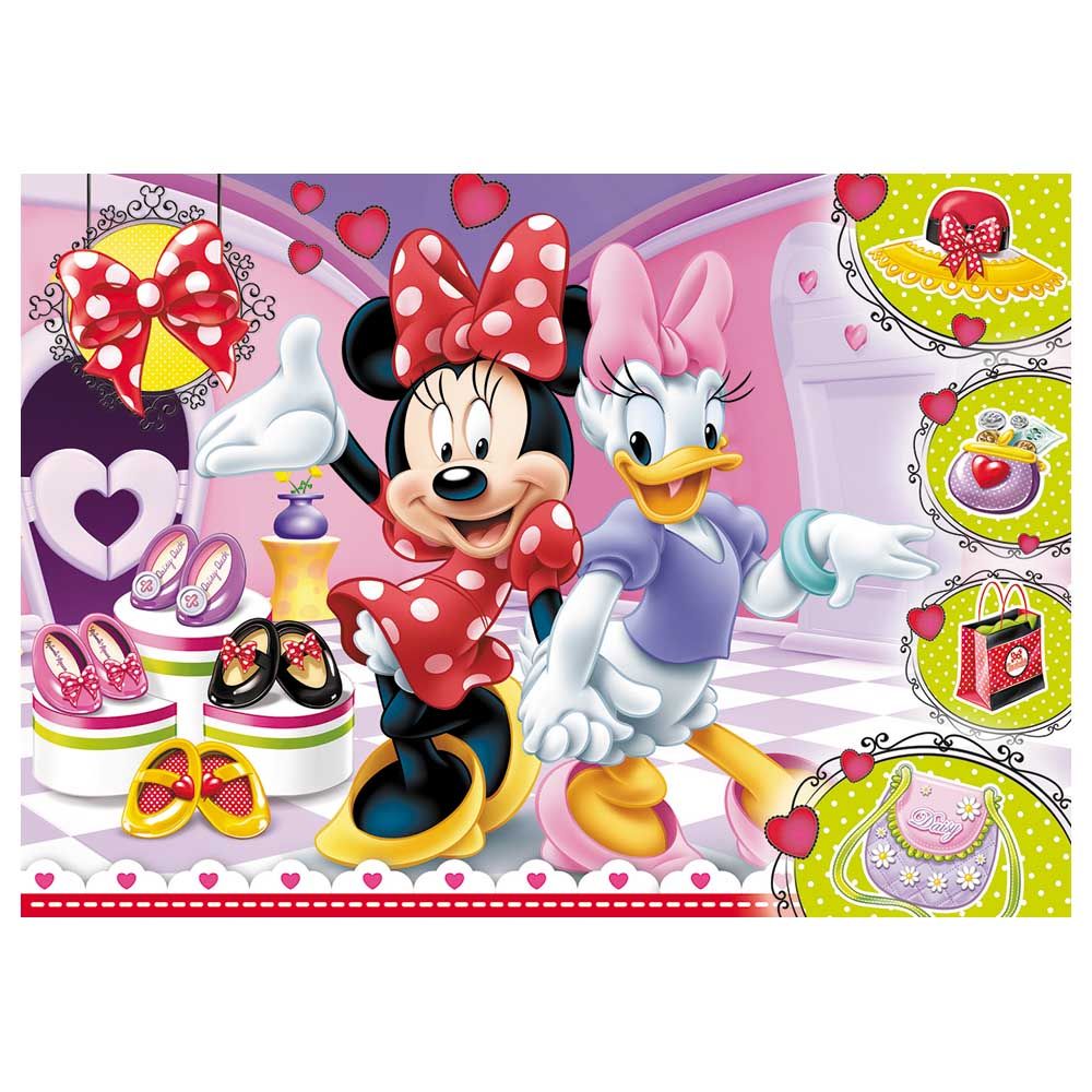 Minnie Mouse - Glitter Minnie & Trinkets Puzzle - 100pcs