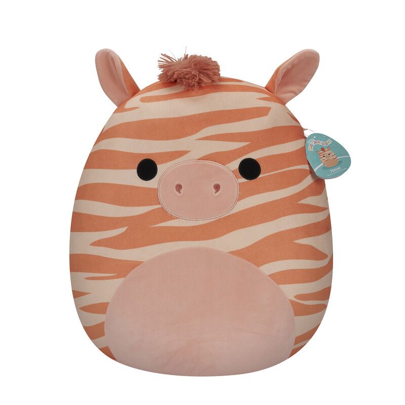 Squishmallows - Josue Zebra Large Plush Toy - Peach - 36 cm