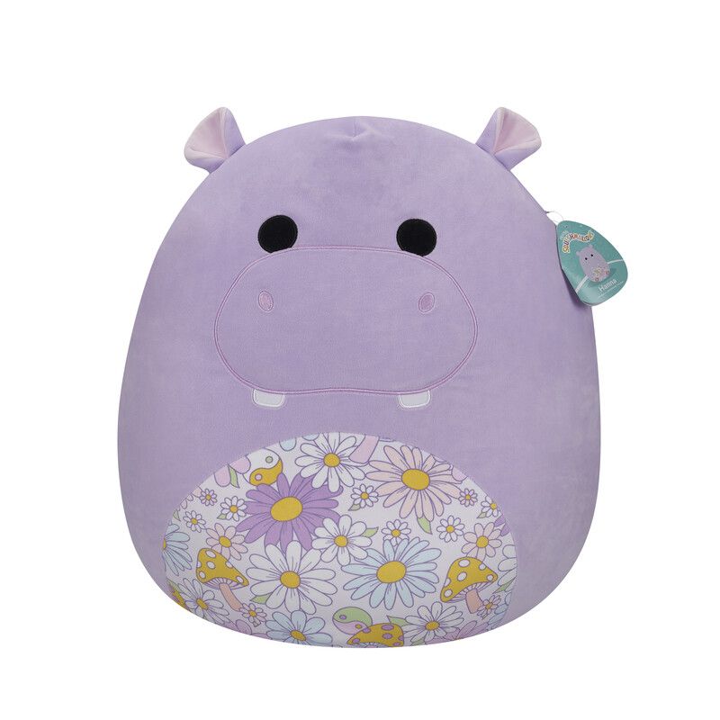 Squishmallows - Hanna Hippo Large Plush Toy - Purple - 36 cm